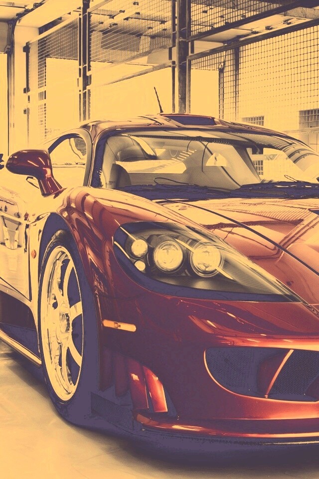 Суперкар бордового цвета обои