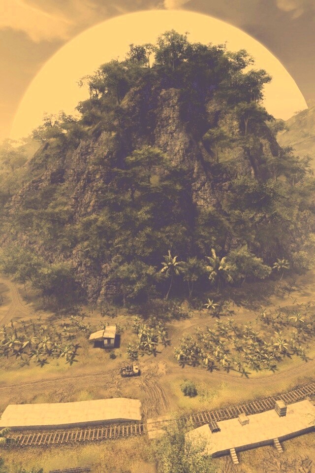 Железная дорога в тропиках из Crysis обои