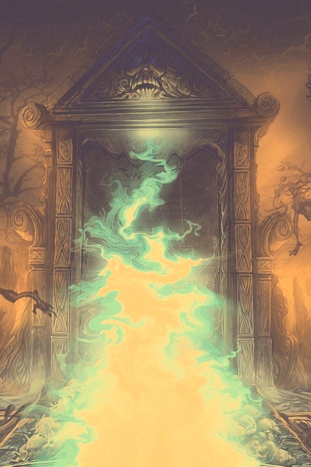 Демонические врата обои