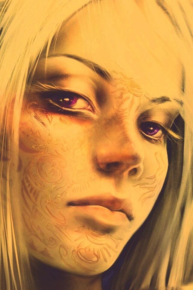 Молодая светлая эльфийка обои