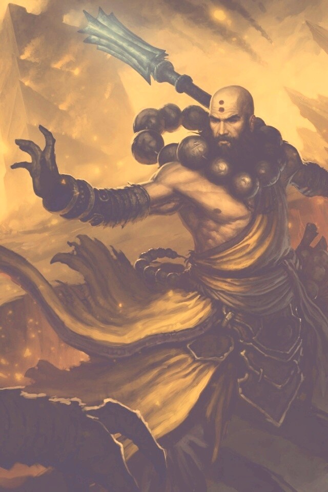 Монах из Diablo 3 обои