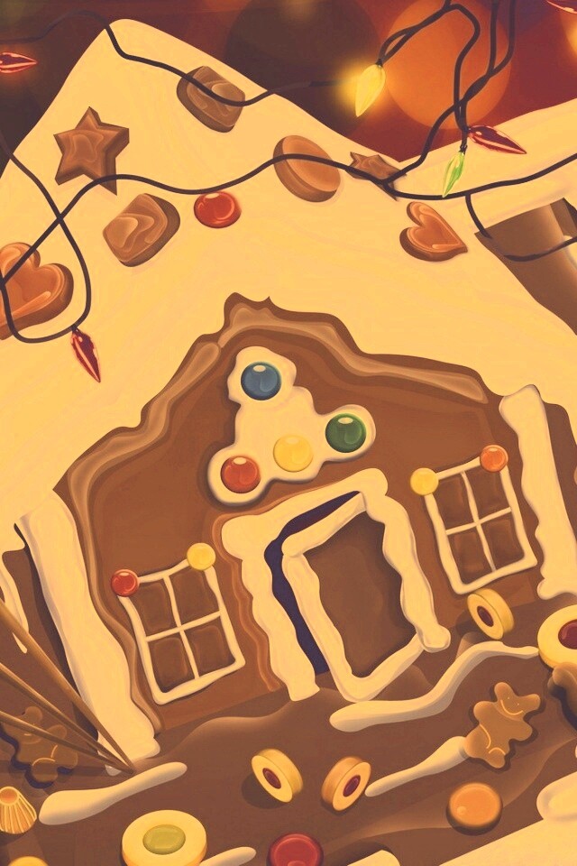 Пряничный домик обои