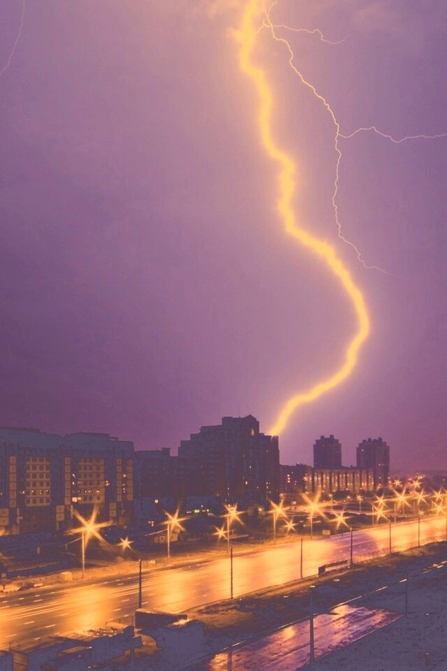 Молния обои