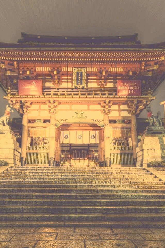 Китайский храм обои