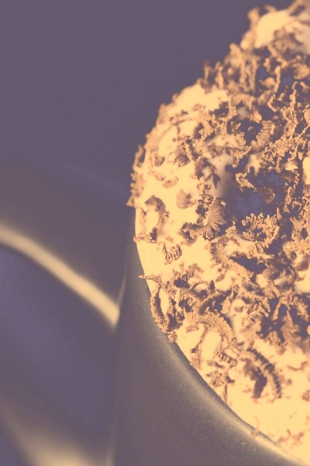 Кофе со сливками и шоколадом обои