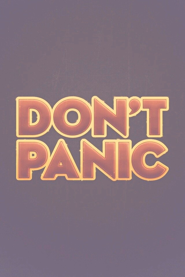 Не паникуй обои