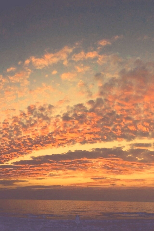 Изумитеьное закатное небо обои