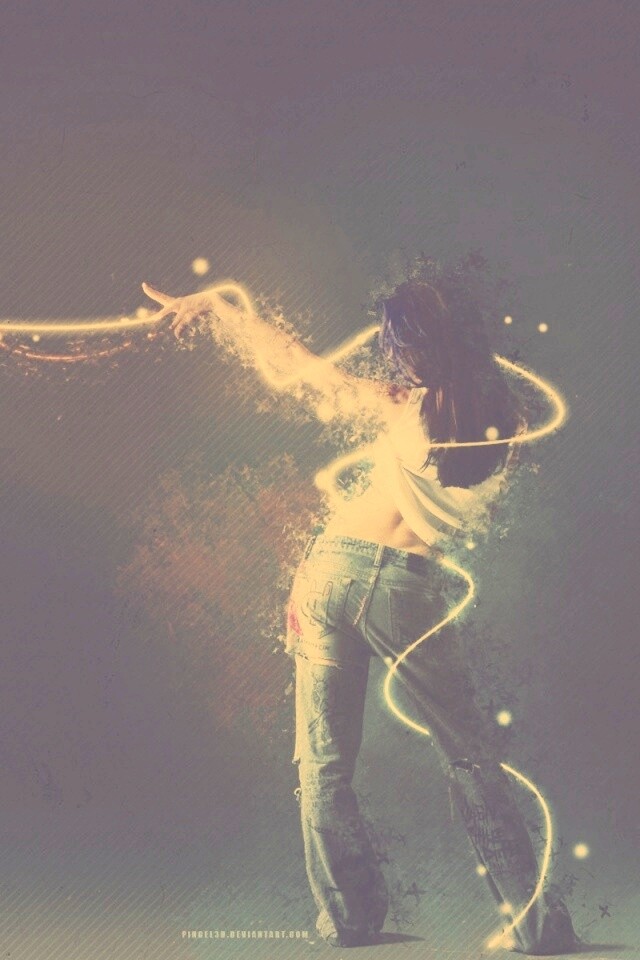 Девушка с бабочкой обои