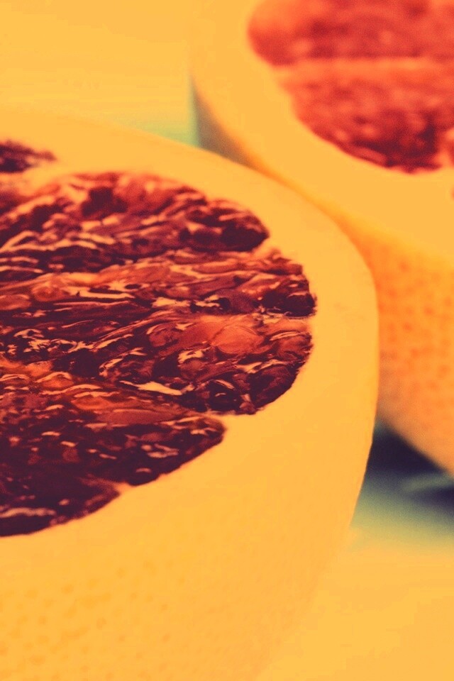 Грейпфрут в разрезе обои