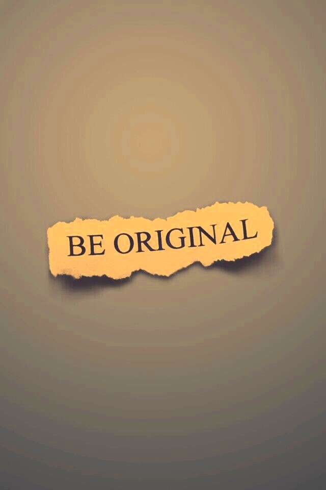 Будь оригинален обои