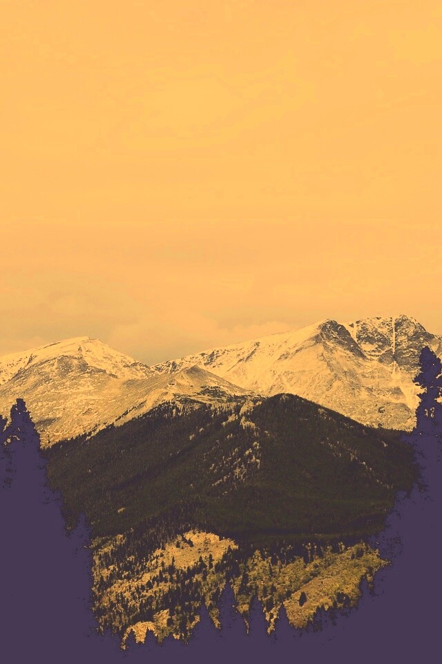 Вид на горы обои