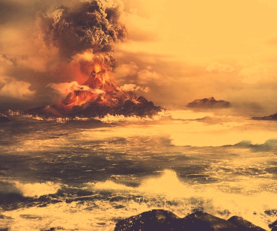 Вулкан обои