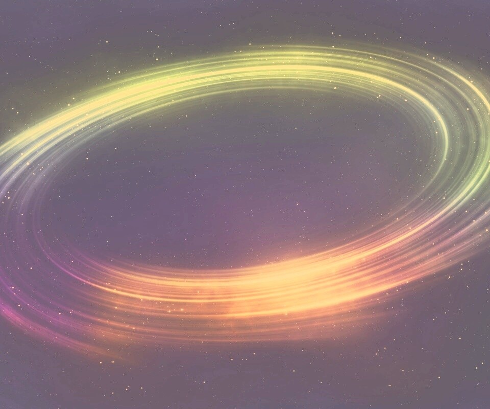 Радужный световой круг обои