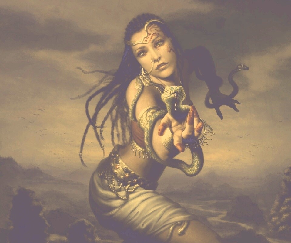 Приручательница змей обои