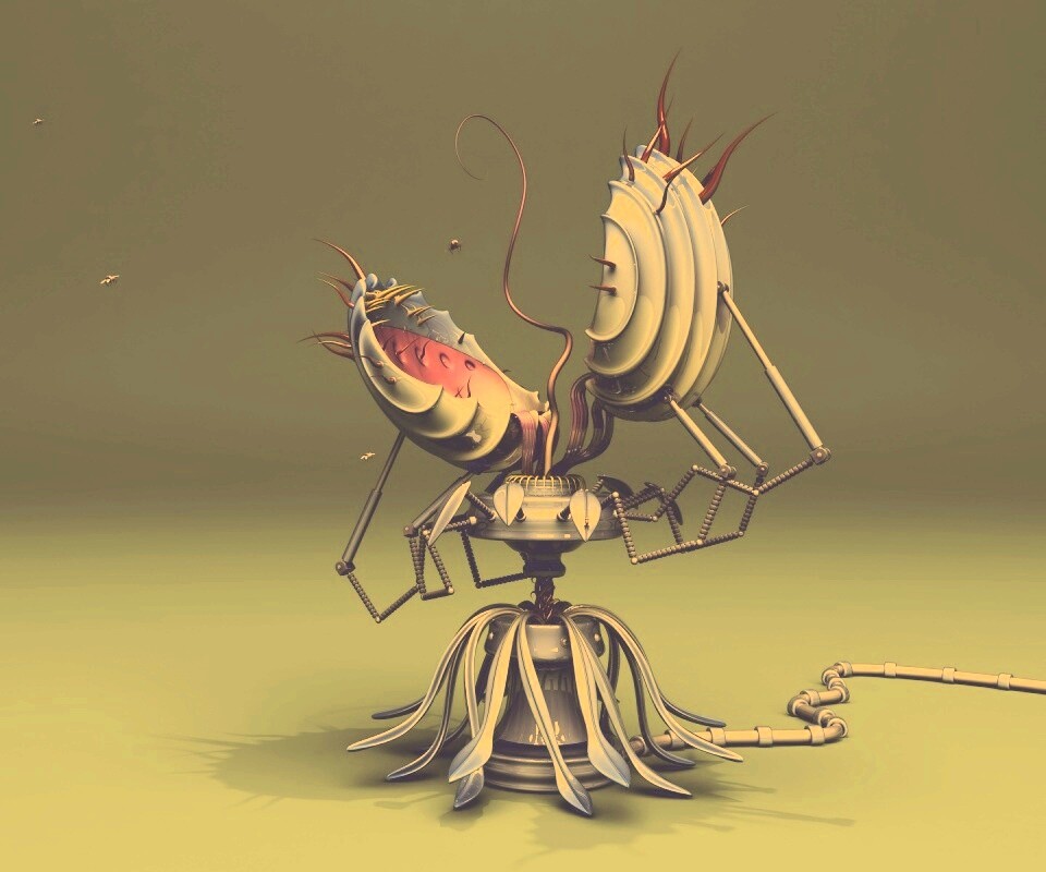 Механическая венерина мухоловка обои