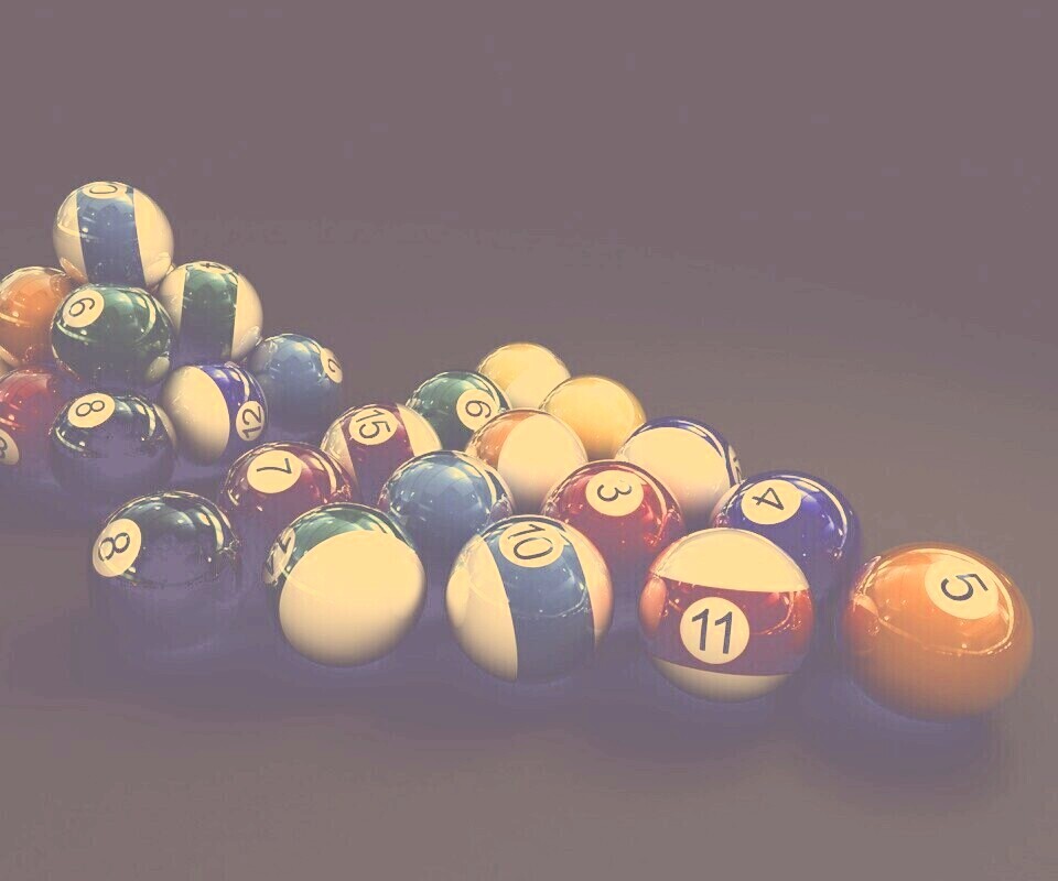 Бильярдные шары обои