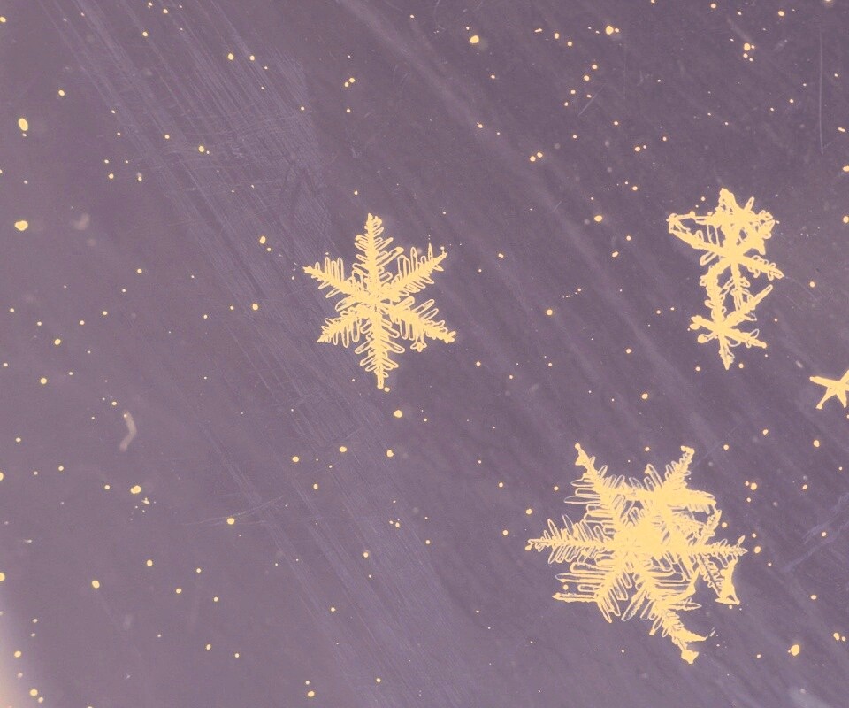 Снежинки обои