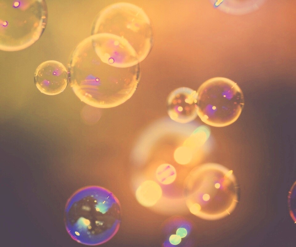 Мыльные пузыри обои