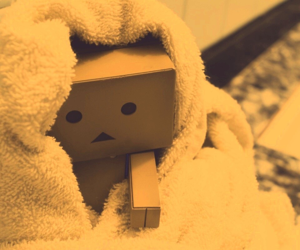 Yotsubato Danbo в полотенце обои
