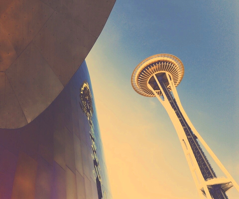 Space Needle Tower обои