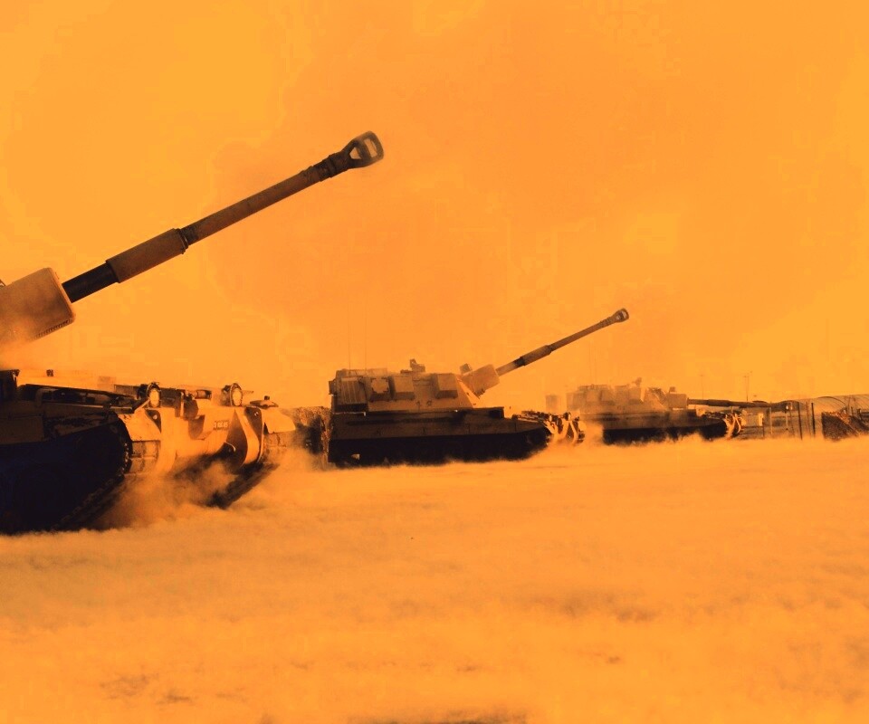 Британская самоходная артиллериская установка обои