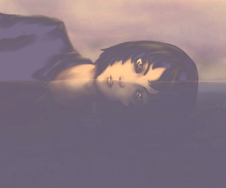 Девочка в воде обои