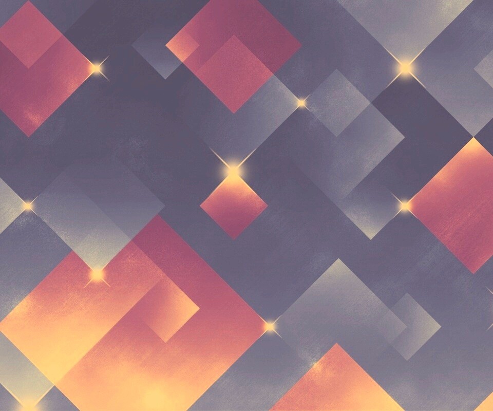 Красные и синие ромбы обои