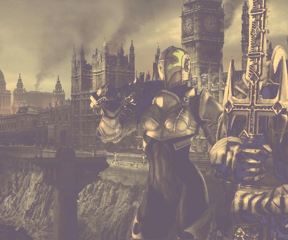 Постапокалиптический Лондон из игры обои