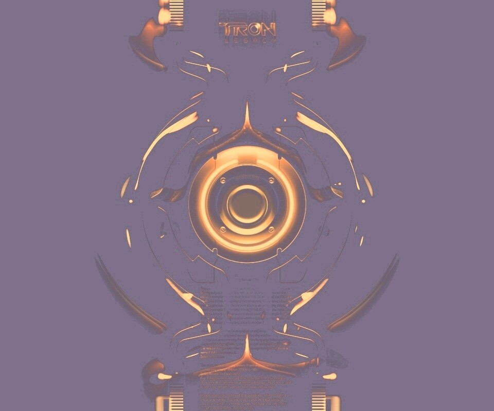 Tron Data Amber обои