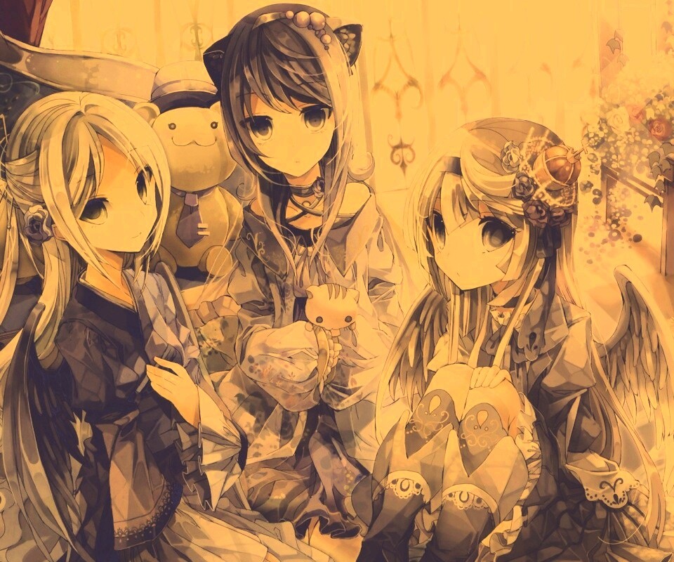 Три лоли обои