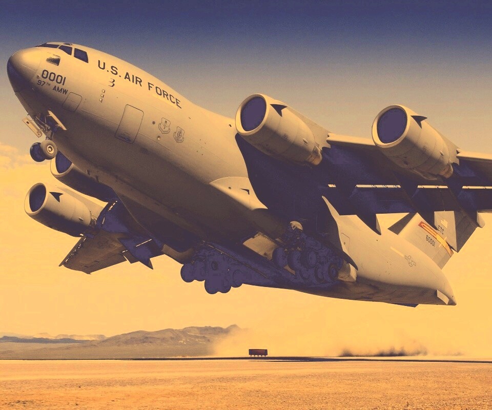 Транспортный самолет воздушных сил США обои