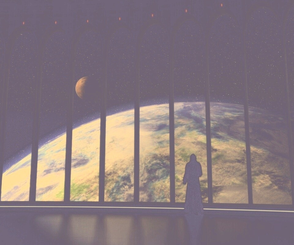 Вид на планету обои