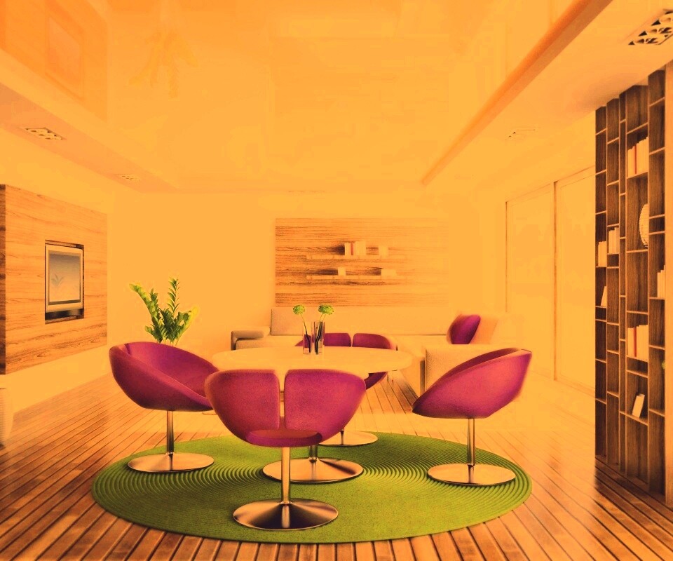 Дизайн гостиной обои