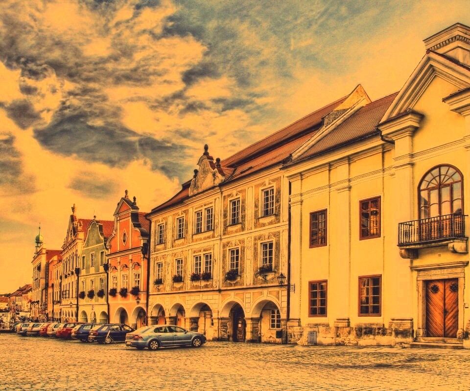 Домики в Чехии обои