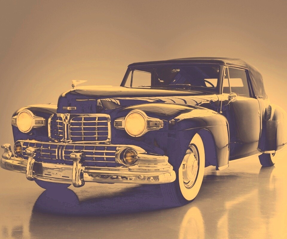 Черный ретро авто обои