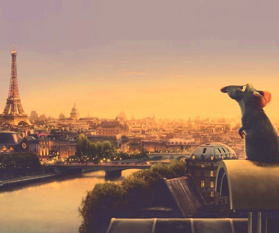 Париж в Рататуе обои