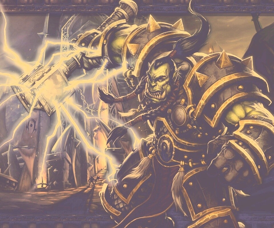 Орк из WOW обои