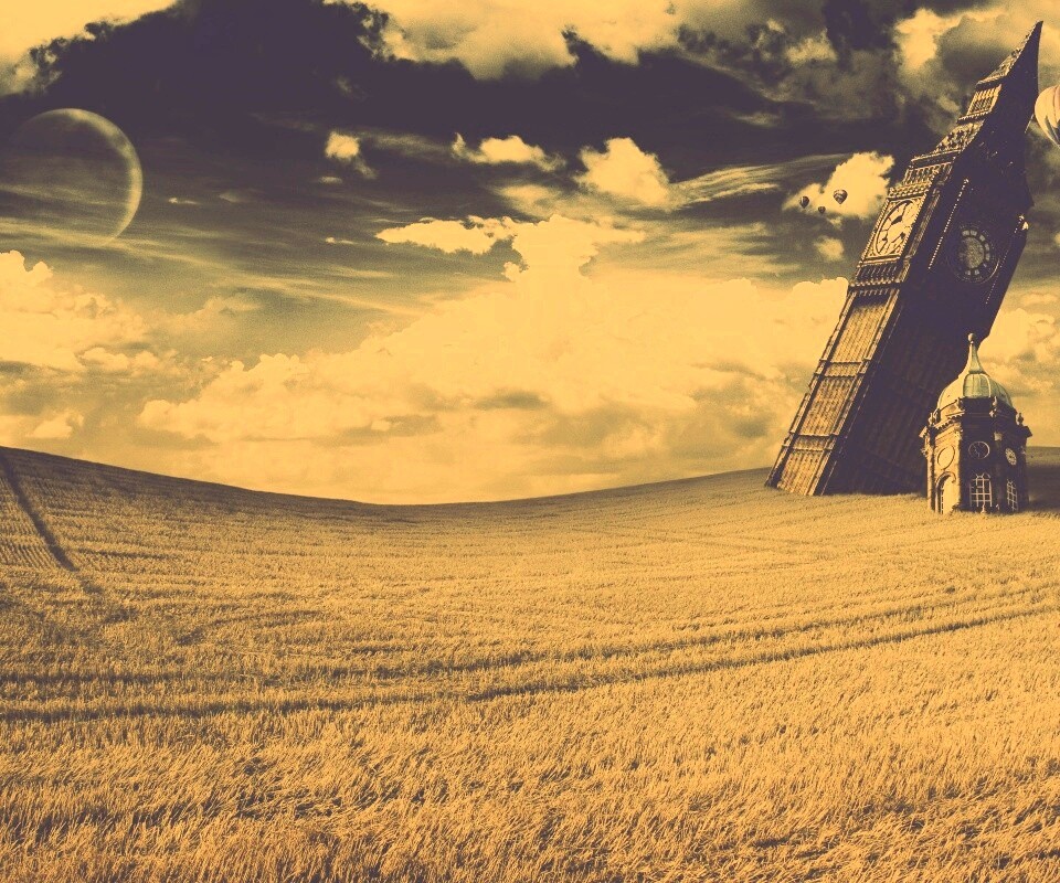 Лондон через тысячи лет обои