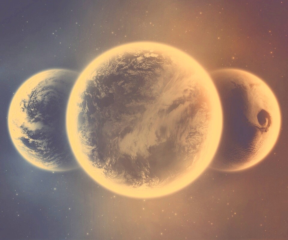 Три планеты обои