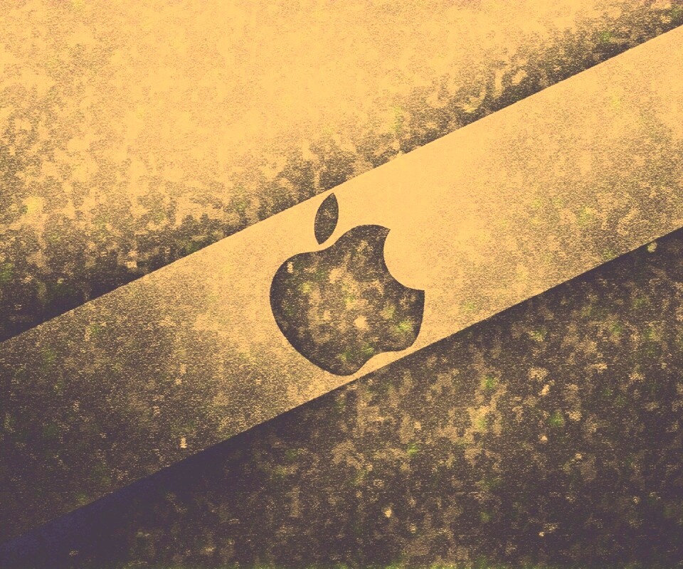 Камуфляжный логотип Эпл обои