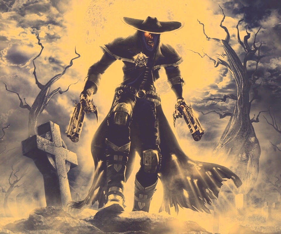 Мертвец с пистолетами обои