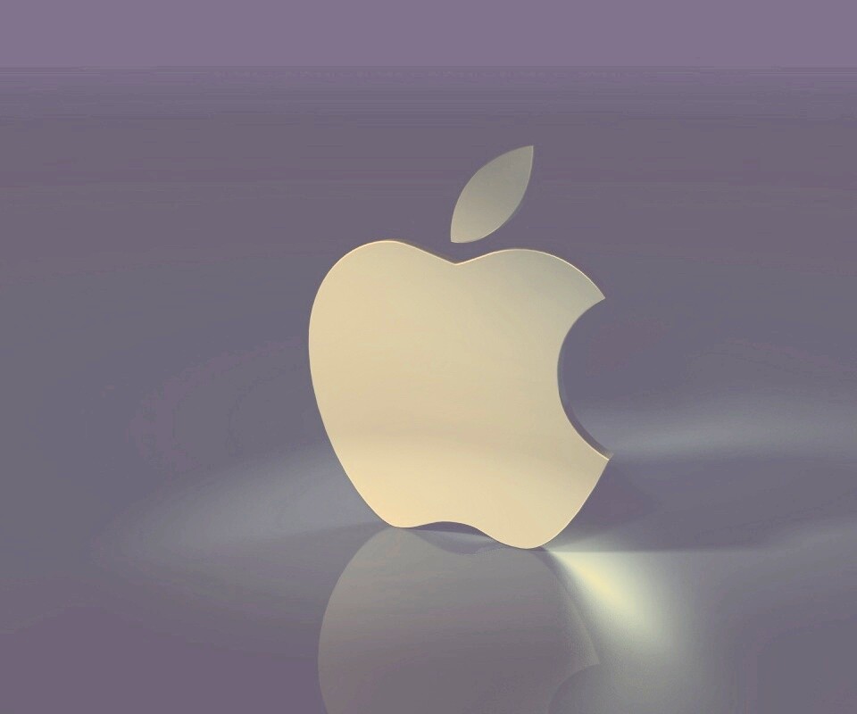 3D логотип Apple обои