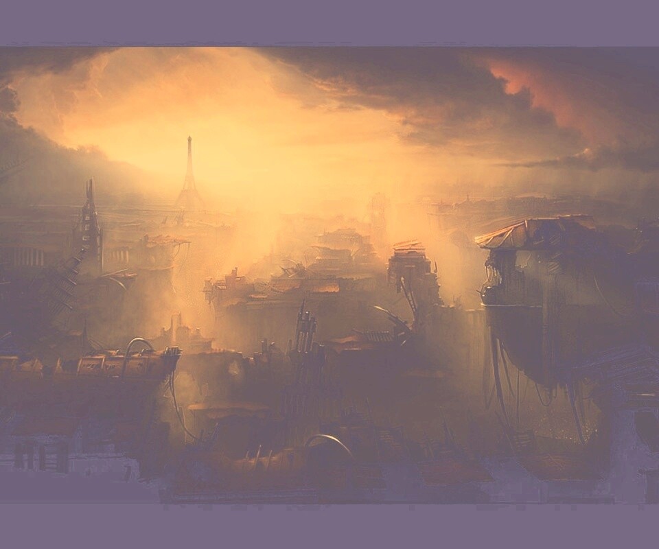 Постапокалиптический Париж обои