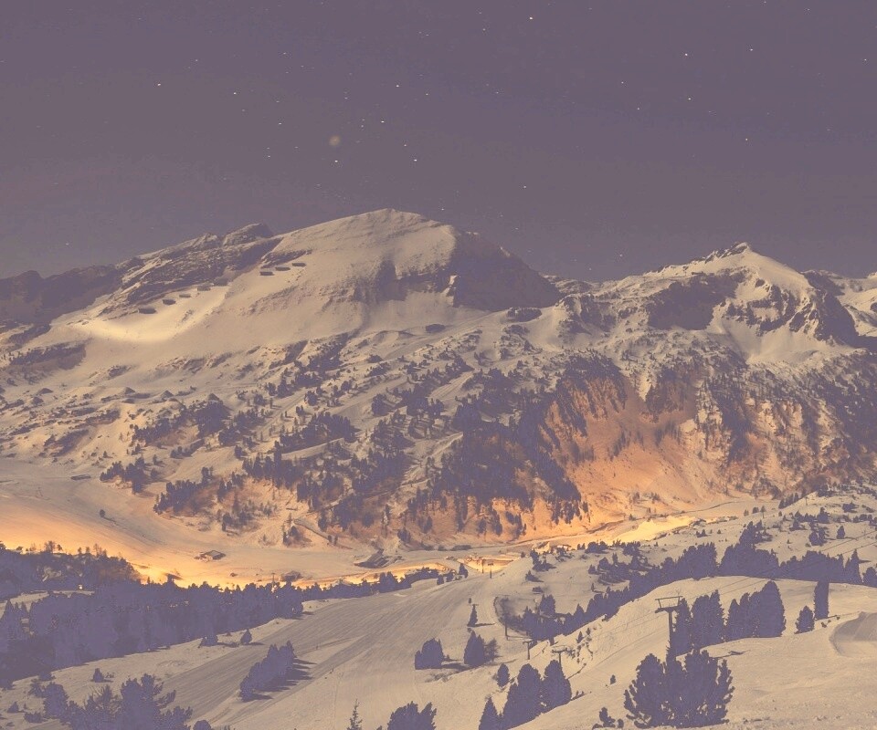 Горнолыжный курорт обои