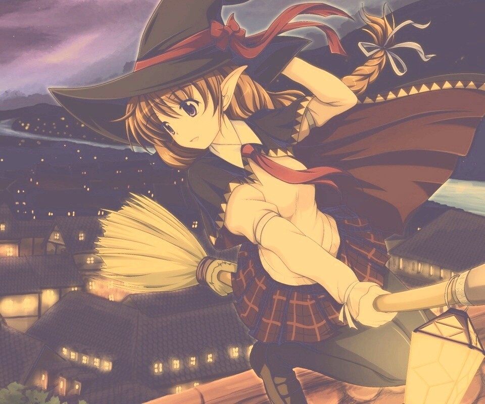 Эльфийская ведьмочка обои