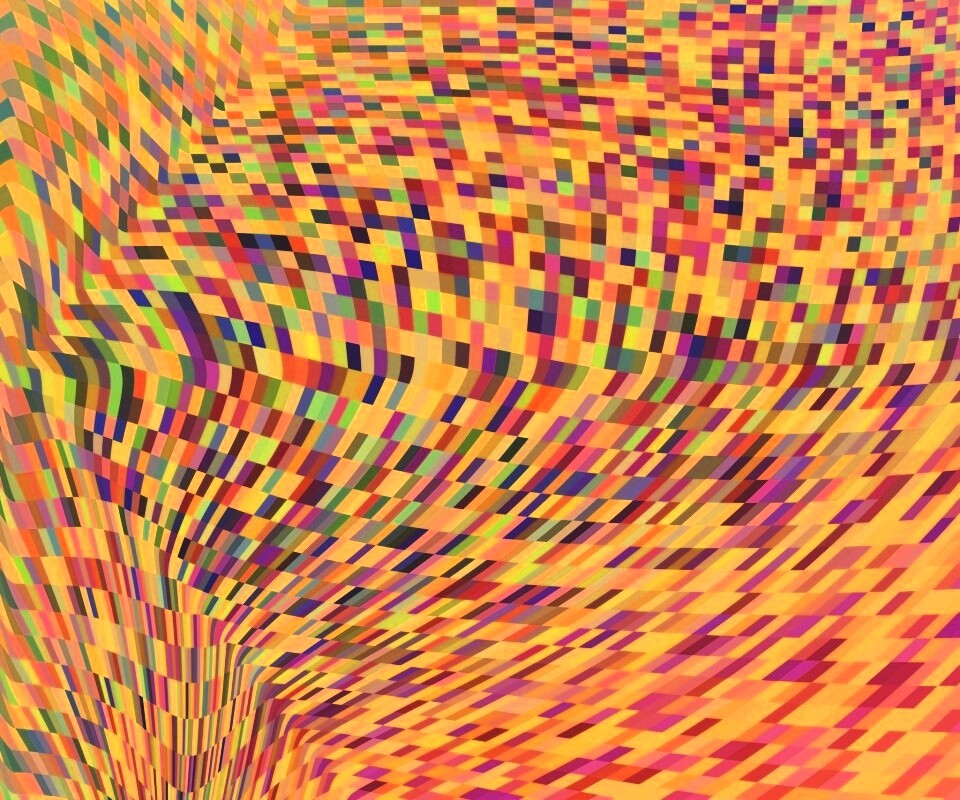 Пиксельная воронка обои