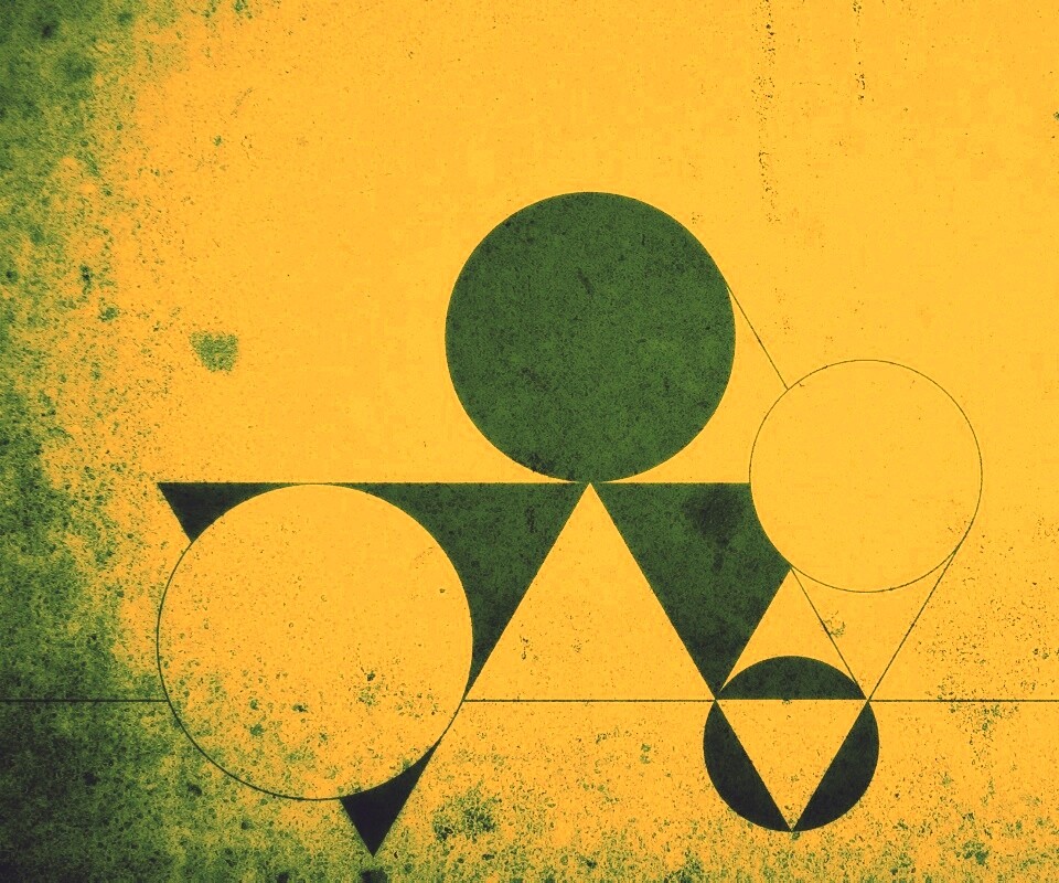 Структура из геометрических фигур обои