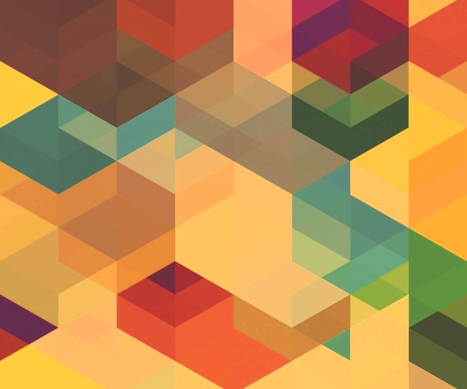 Разноцветные параллелограммы обои