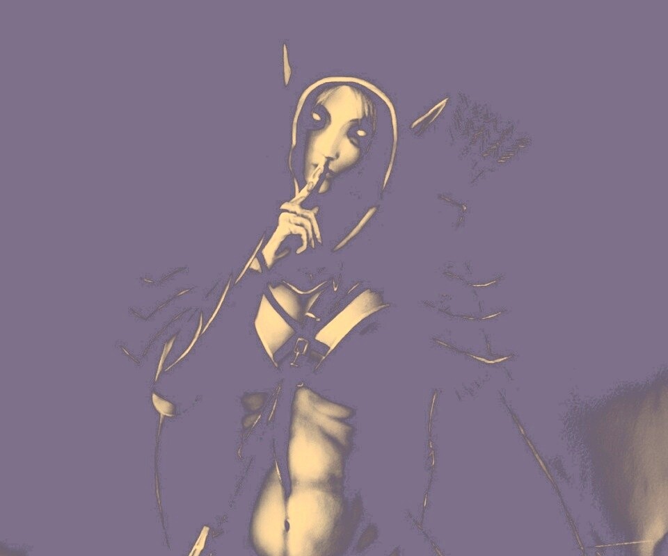 Ночная эльфийка призывает к тишине обои