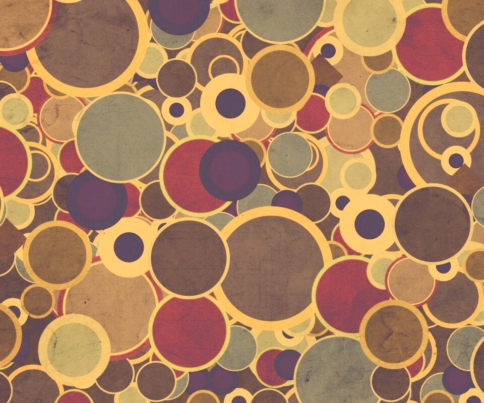 Цветные круги обои